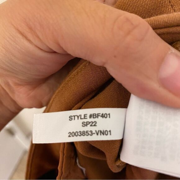 J Crew tan camel stretch dress Pants trousers office slacks BF401 cotton blend 2 - Picture 11 of 11